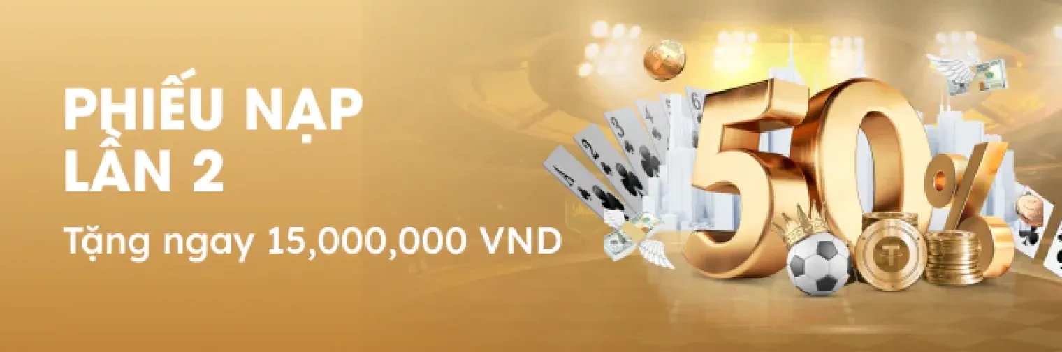 DA88 Cơ Hội Lớn, Nạp Lần Hai Nhận Ngay 15 Triệu VND