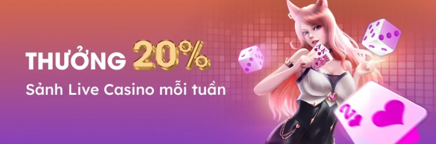 DA88 Thưởng 288,000 VND Tiền Nạp Mỗi Tuần Tại Sảnh Live Casino